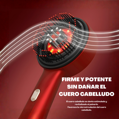 Peine Masajeador Eléctrico Vibratorio